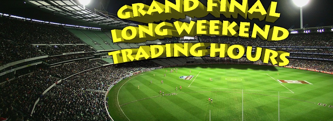 AFL Grand Final Public Holiday hours