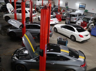 AMG party in the workshop!