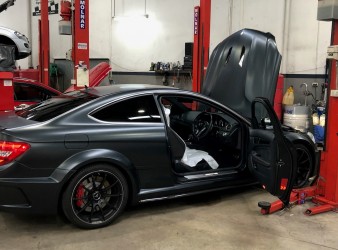 Mercedes C63 Black Series for a service!